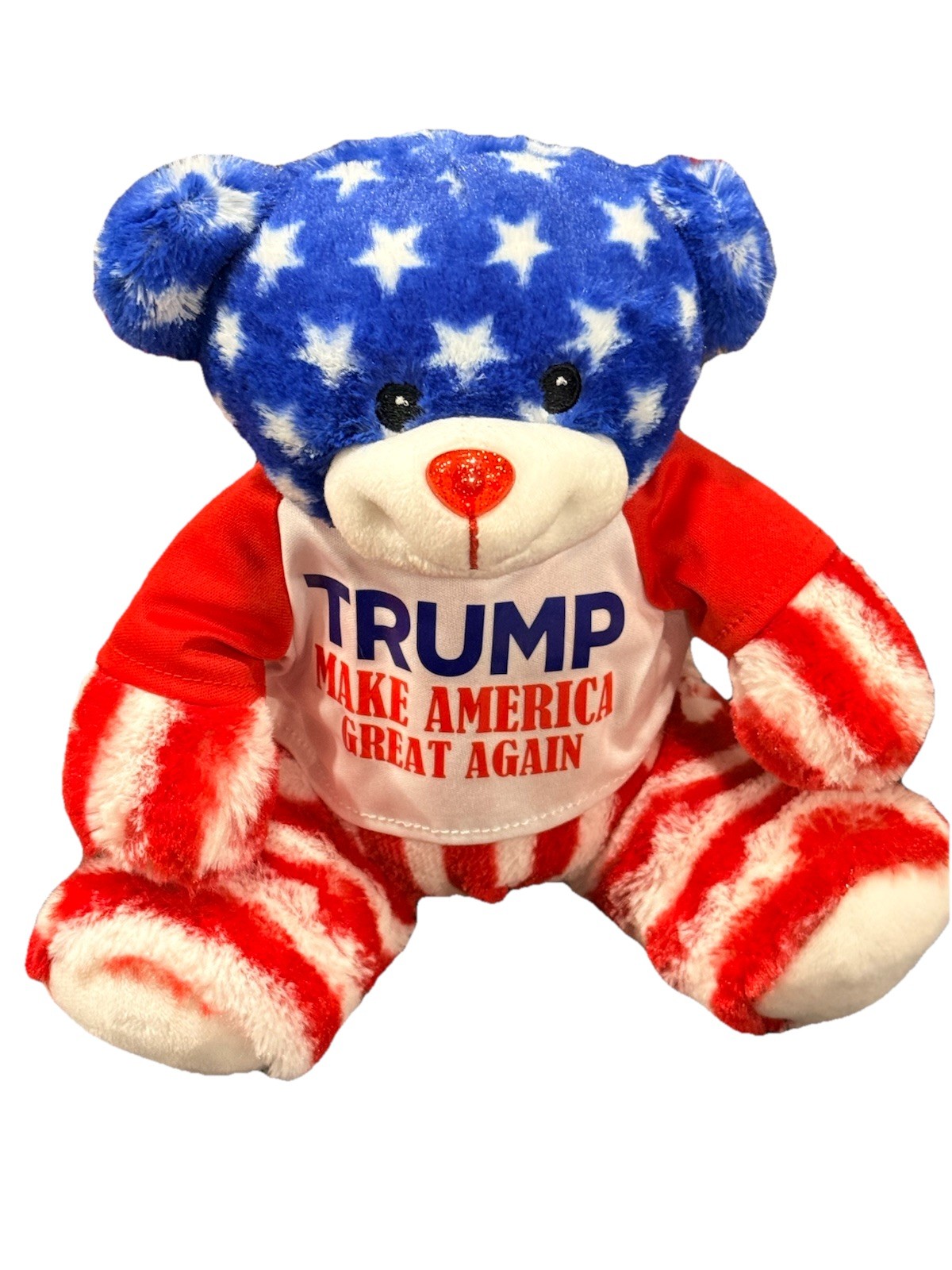 NEW PLUSH DONALD TRUMP 2024 45-47 TEDDY BEAR PLUSHOLOGY MAKE AMERICA GREAT AGAIN