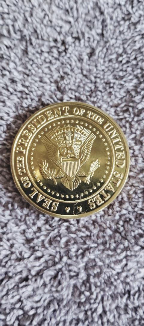 🦅 2025 – 2029 🇺🇸 Donald Trump Challenge Commemorative Coin 🪙 45/47 2nd Term!