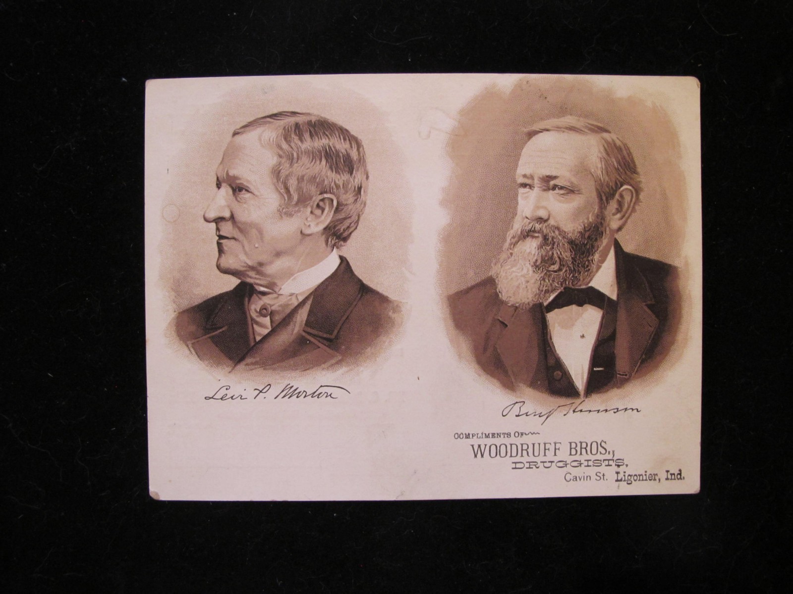 LEAFLET: PRESIDENTIAL ELECTION CONTEST 1888 HARRISON & MORTON DR. McCLANES PILLS