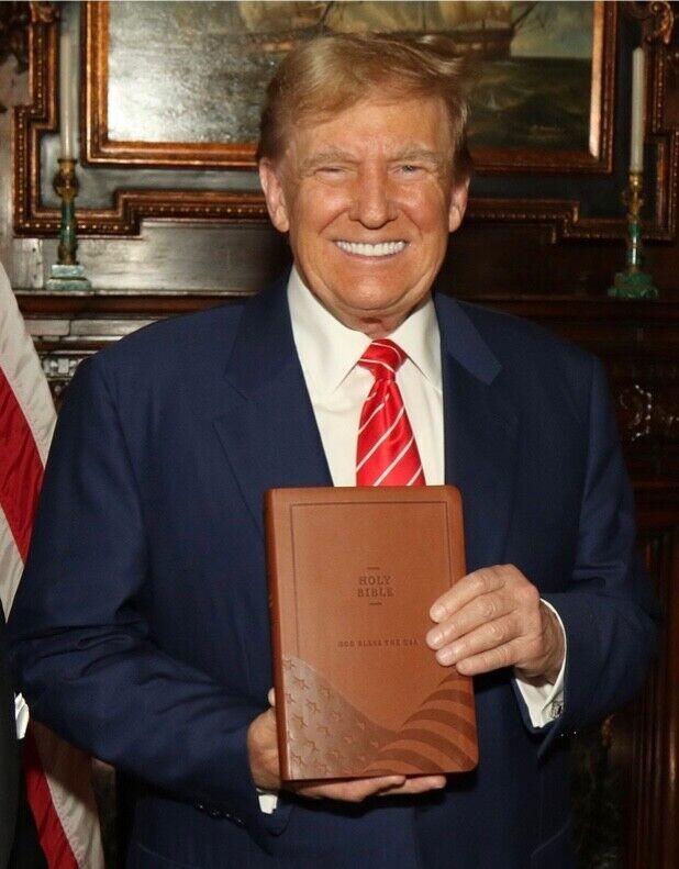God Bless The USA Bible President Donald Trump Bible Lee Greenwood Book MAGA