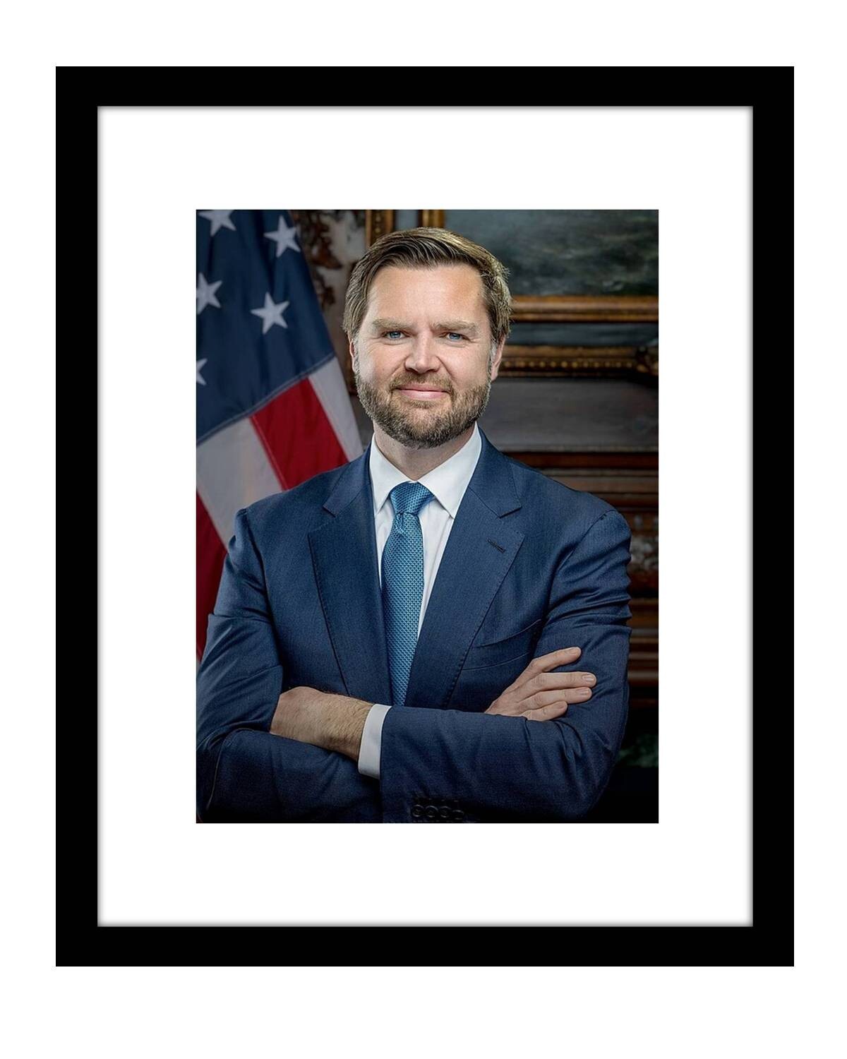 JD Vance 8×10 Official portrait photo US Vice President for Donald Trump MAGA