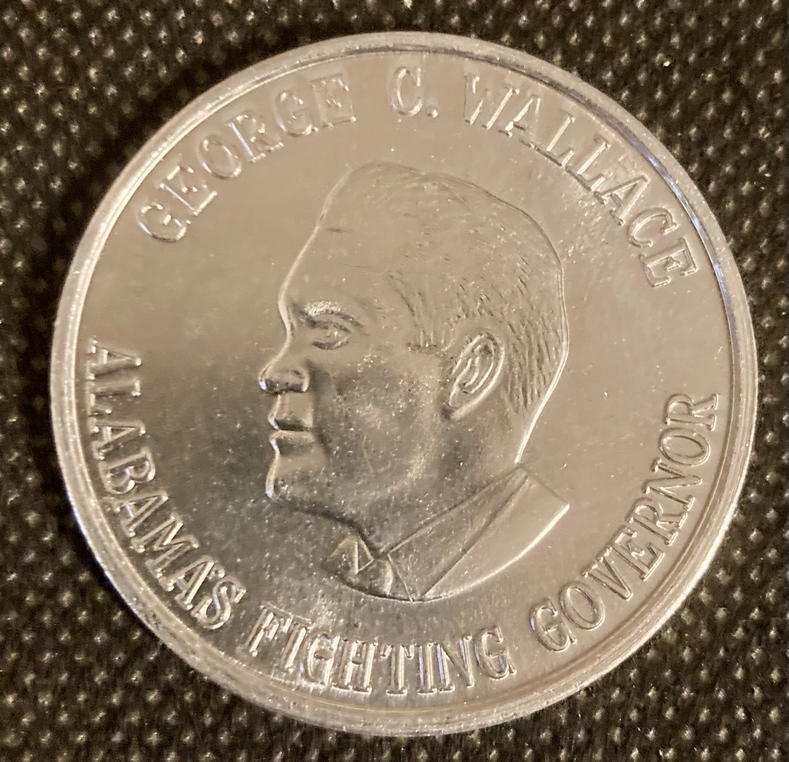 George Wallace 1968 Metal Campaign Tokens 1 5/8” – Silver Colored Lot of 3 UNC