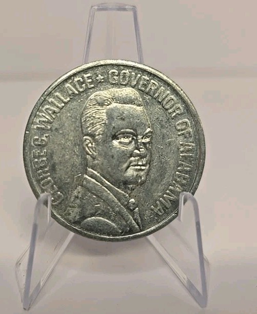 George C. Wallace Governor Alabama Aluminum Token Coin 1.25″