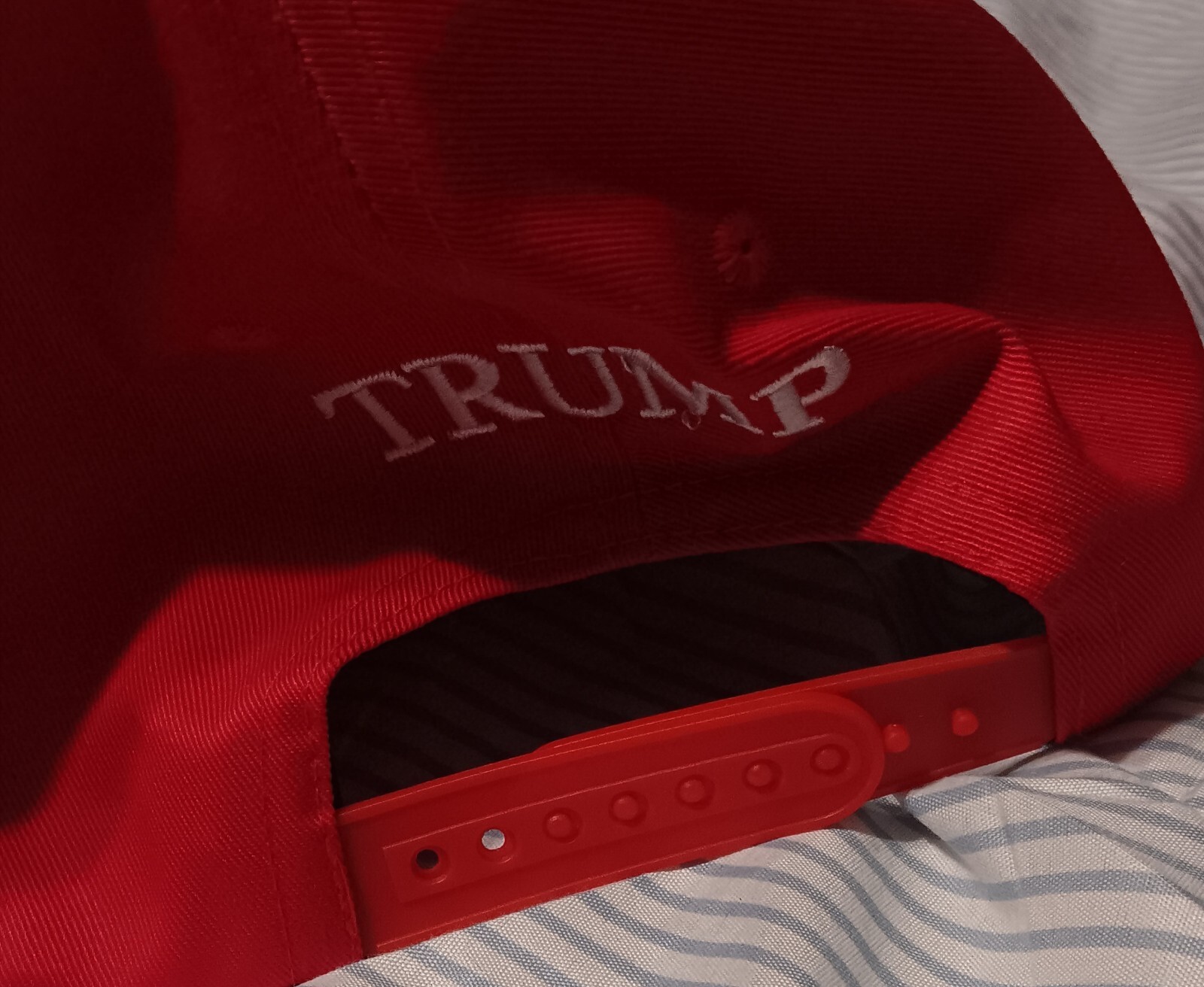 Red & White Trump 45-47 Make America Great Again 2024 MAGA Hat USA MADE
