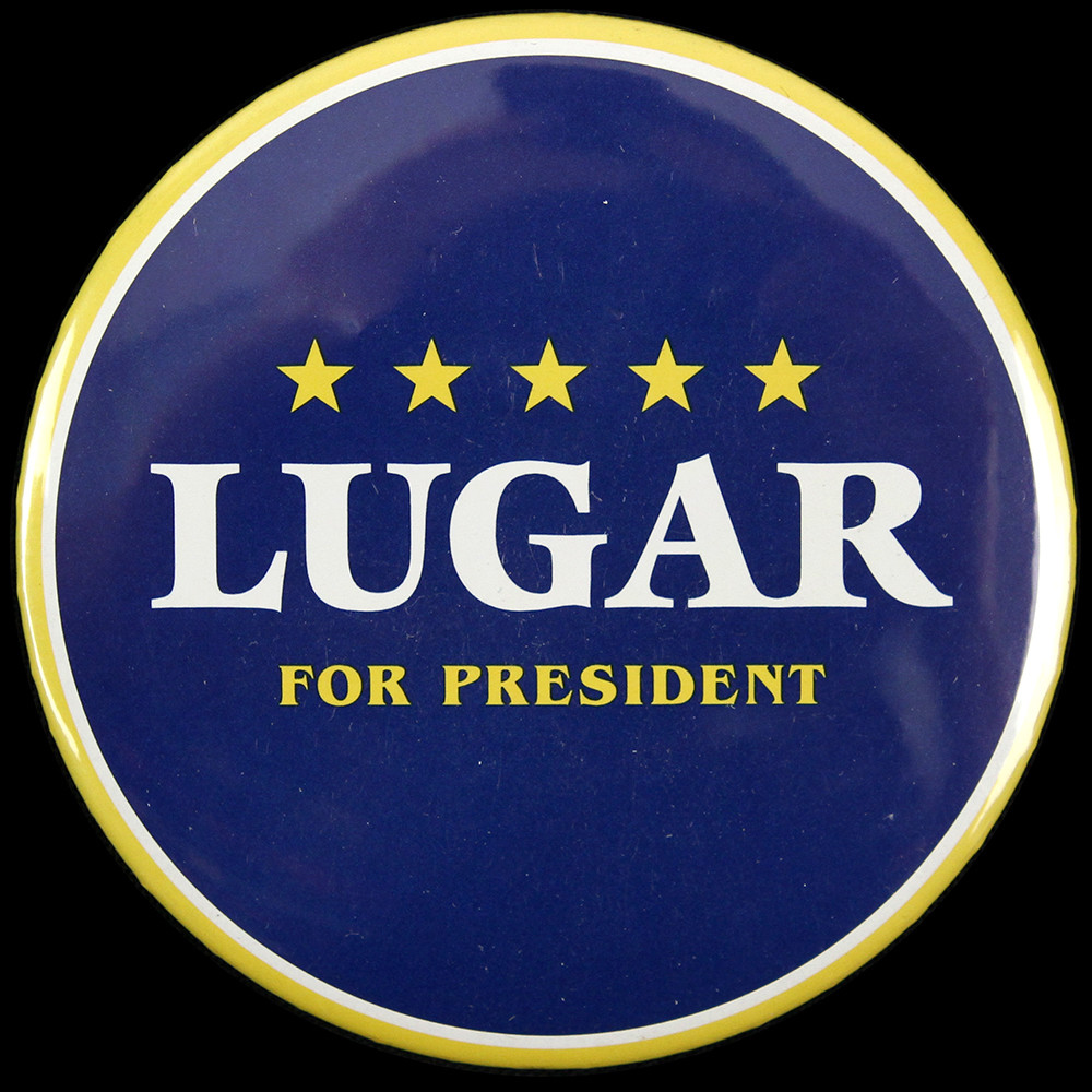 1996 Dick Lugar 3″ Presidential Campaign Pinback Button