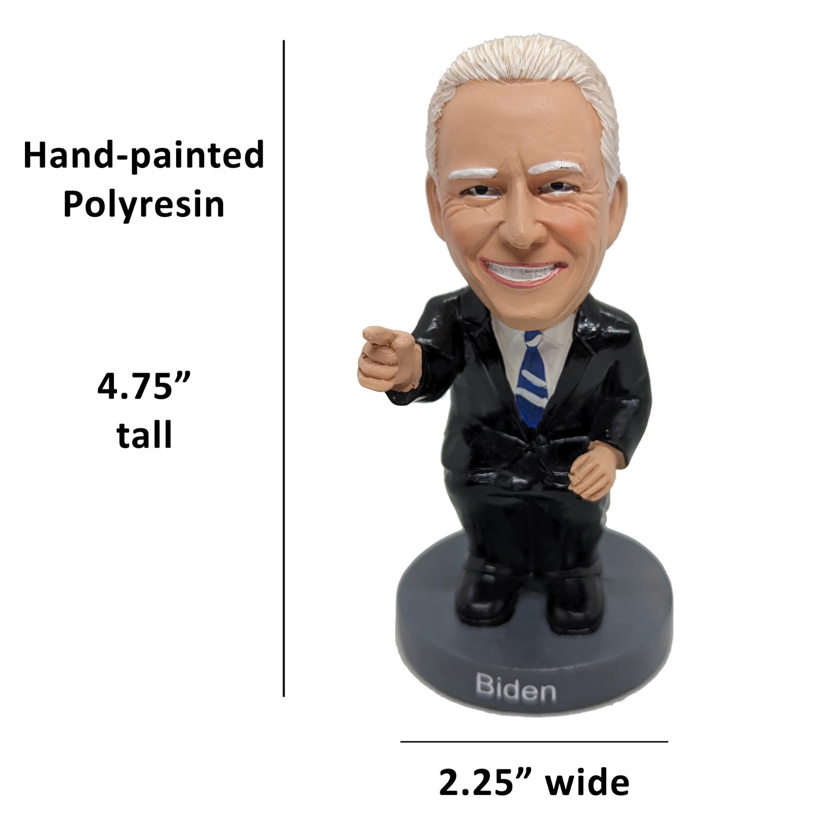 Slidin’ Biden Caganer Pooper Figurine Bobblehead Guy