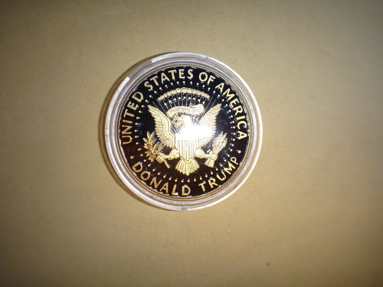 SAVE AMERICA AGAIN 2024 Donald Trump Presidential Campaign 2-Side Coin and Case