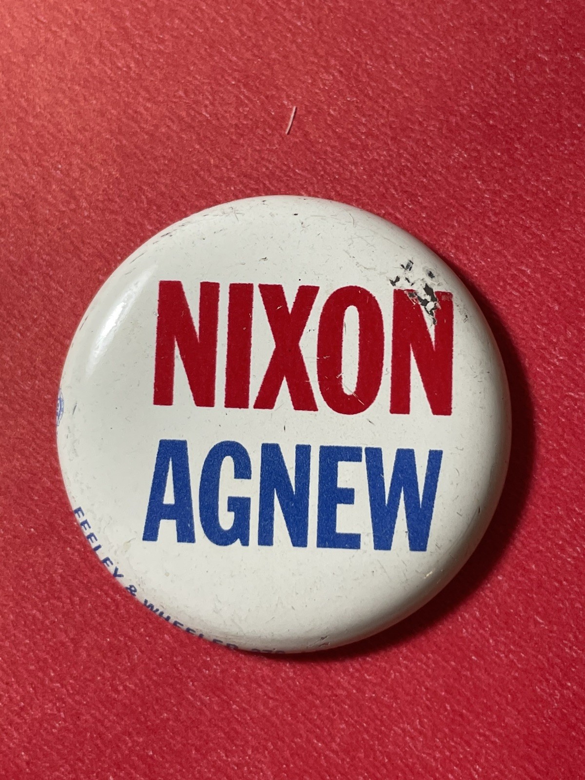 Button – Nixon / Agnew – 1.25″ Pinback – Presidential Election