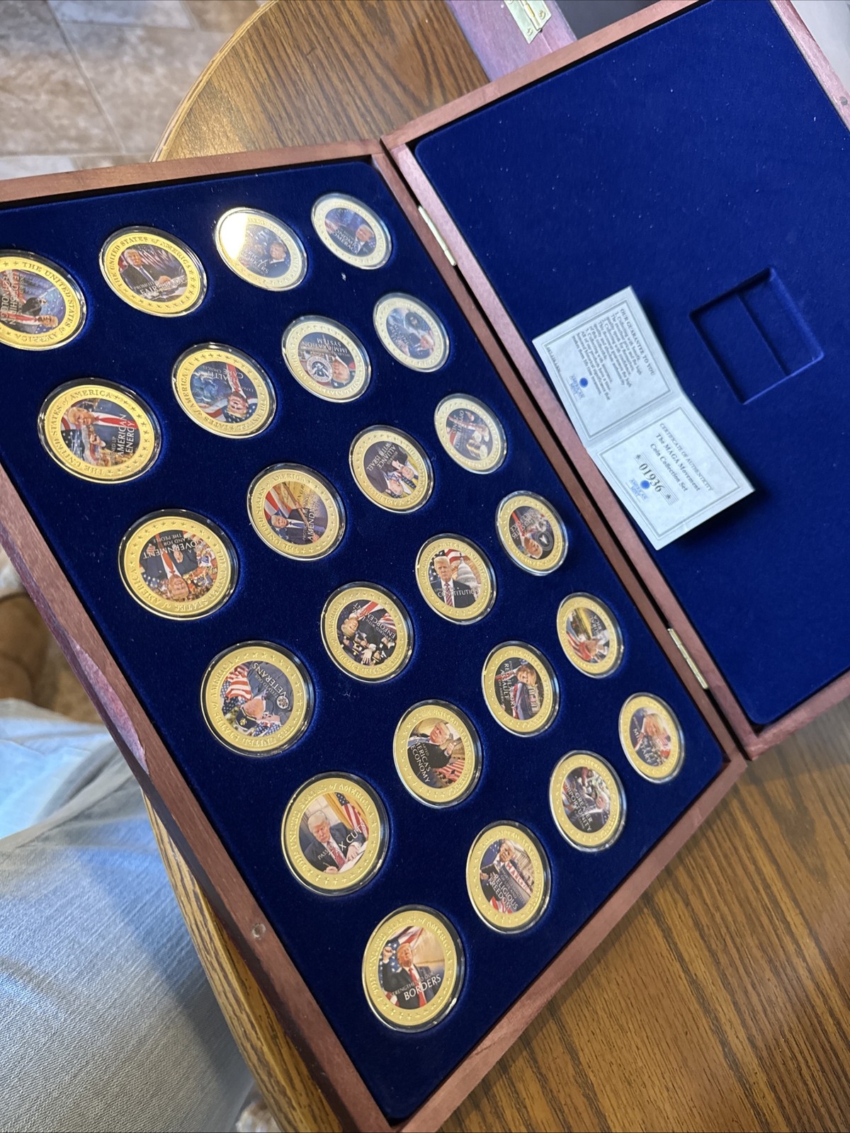 American Mint 2021 The MAGA Donald Trump 24-Piece Coin Collection Set