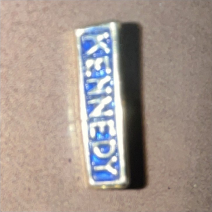 John F. Kennedy Metal Political Campaign Pin Collectible United States