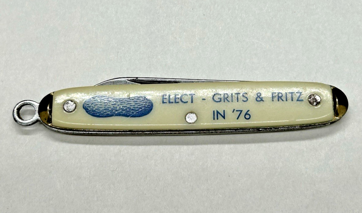 1976 Presidential Election Grits & Fritz Campaign Knife