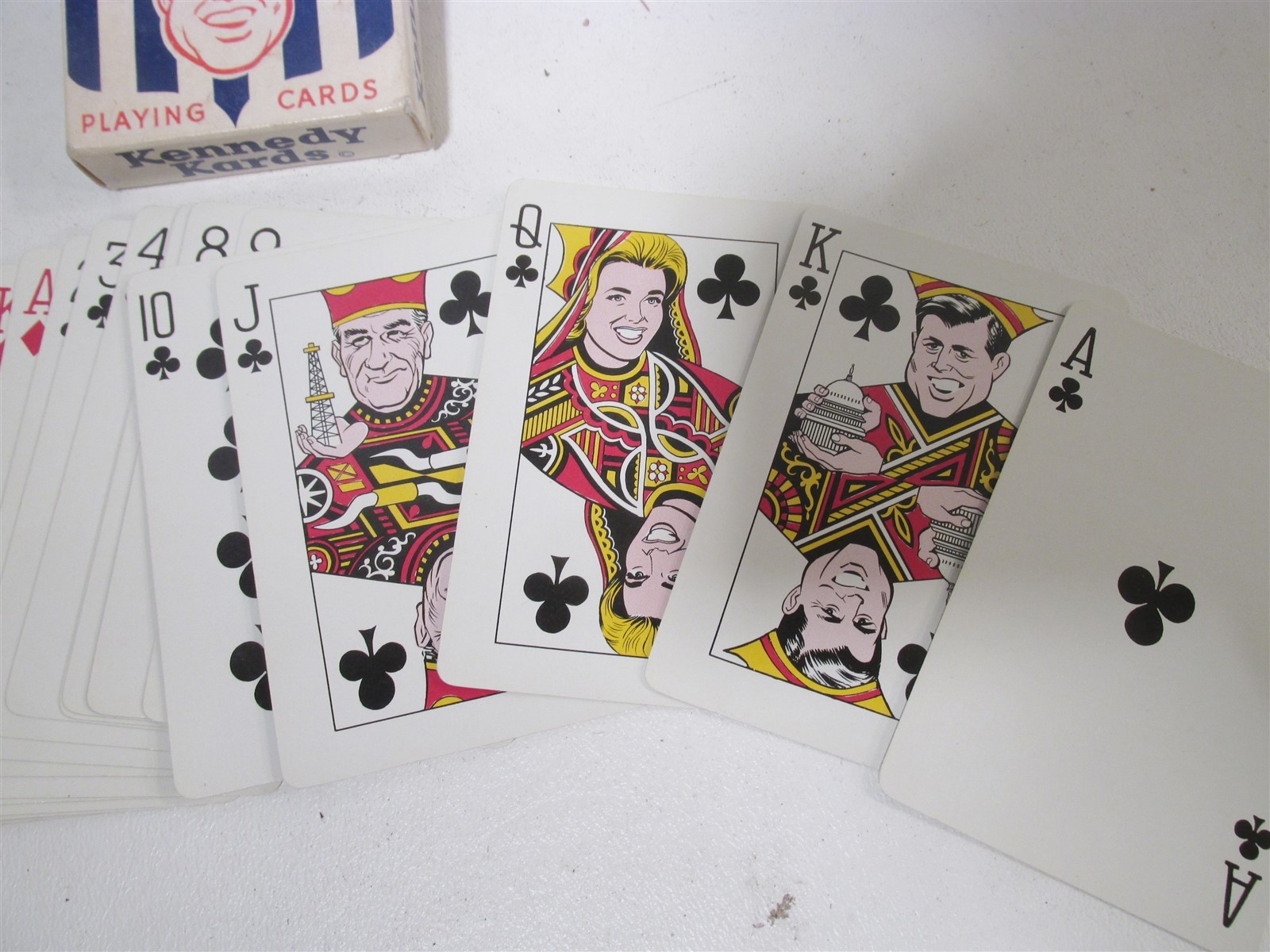 Midcentury John F. Kennedy Kards Deck Playing Cards Humor House