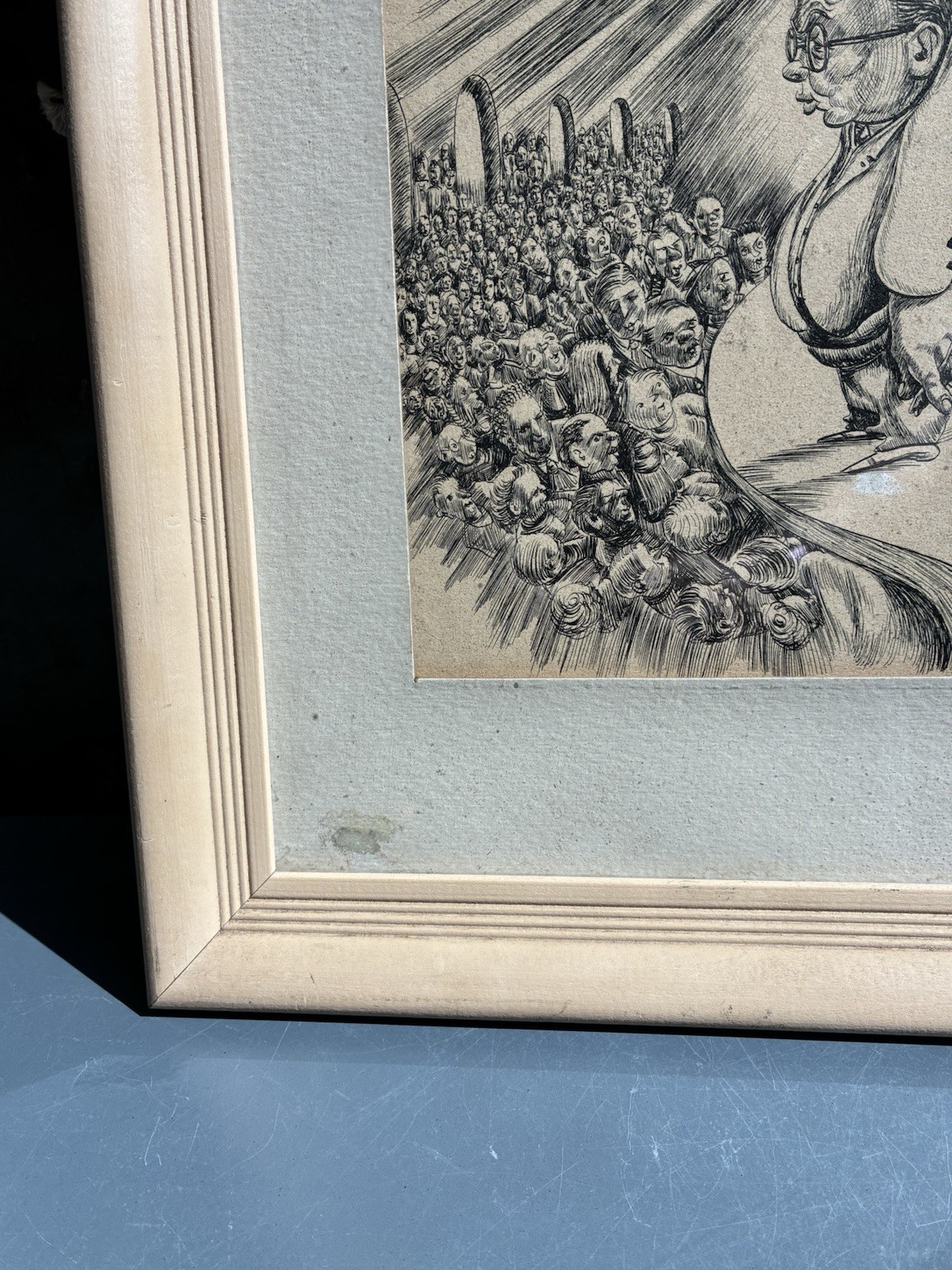 Sam Patrone Original Hand Drawn Political Cartoon Signed