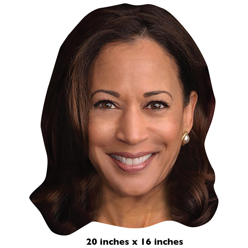 KAMALA HARRIS BIG HEAD Plastic OUTDOOR YARD SIGN Standee Standup Walz 2024