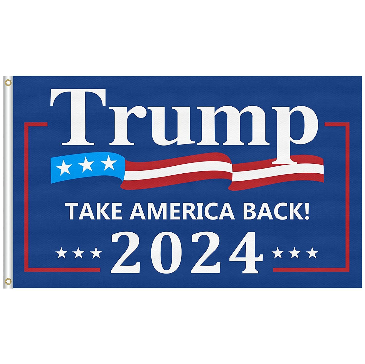 2024 Trump Flag 3×5 FT Re-Elect Donald Trump for US President TAKE AMERICA BACK
