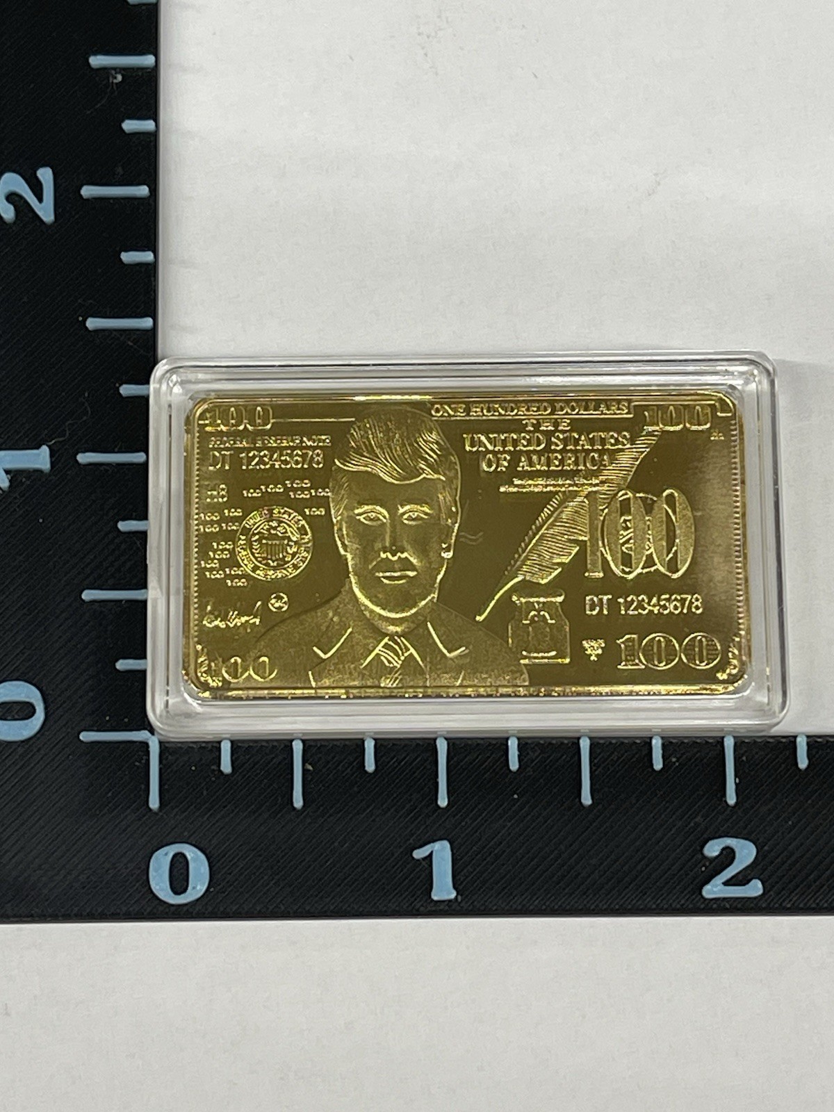 Donald Trump $100 Novelty Bar These Are Not Real Gold