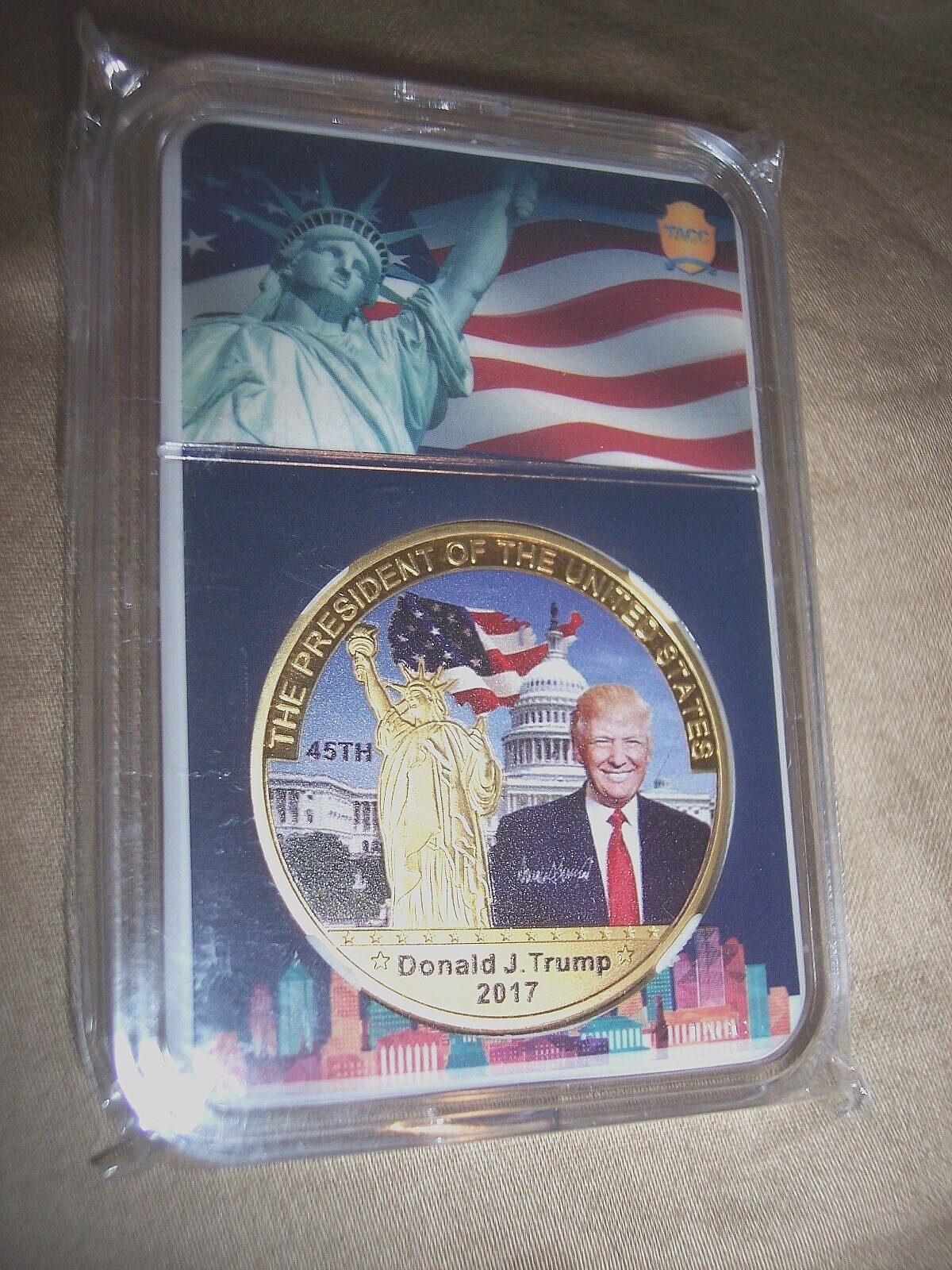 8 President Trump Coin Set Dont Tread On Me Coin Trump Coin Slab Trump Novelty