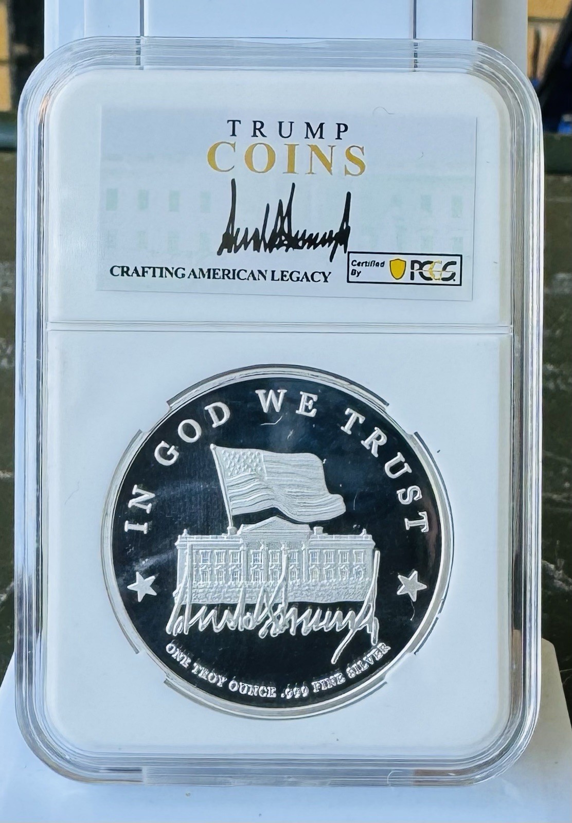 DONALD J. TRUMP – 2025🔥”MEDAL” TRUMP COINS (1) OZ .999 FINE “SILVER MEDALLION”