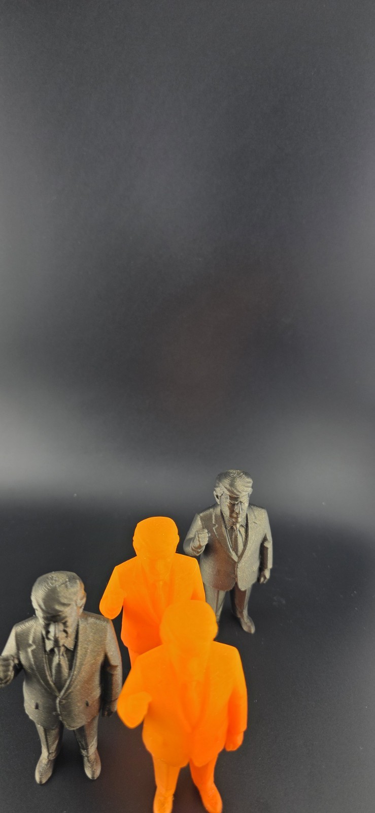 2 Tiny TRUMP Statues 3D PRINTED Pocket President 45 47 Donald Trump Novelty FUN
