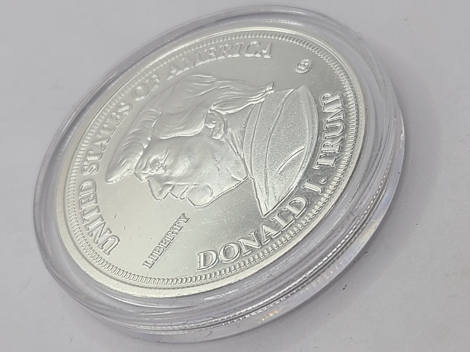 Donald Trump 2024 Silver-Plated Proof Coin Collection No COA