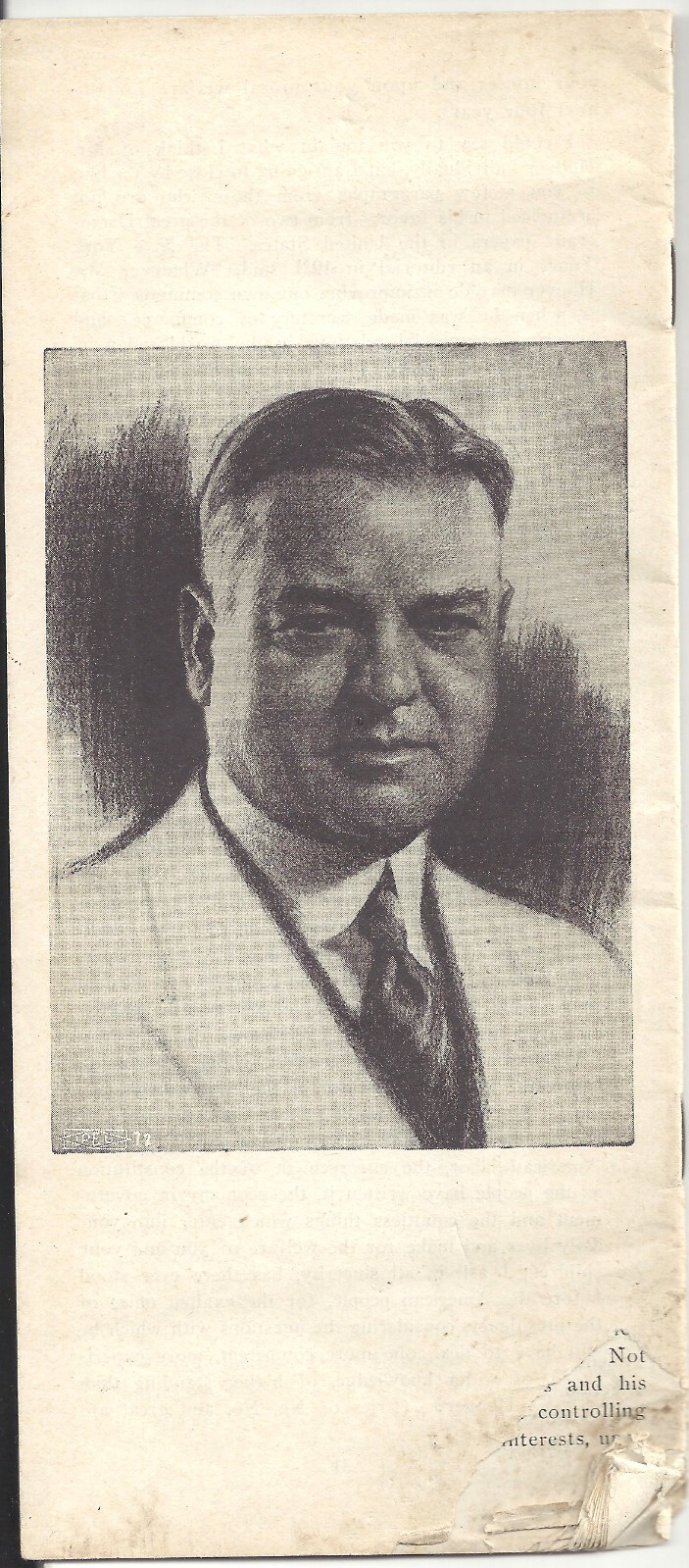 ID Sen. Wm BORAH Punctures AL SMITH’S Claims Pamphlet 1928 ~ Pro Herbert Hoover