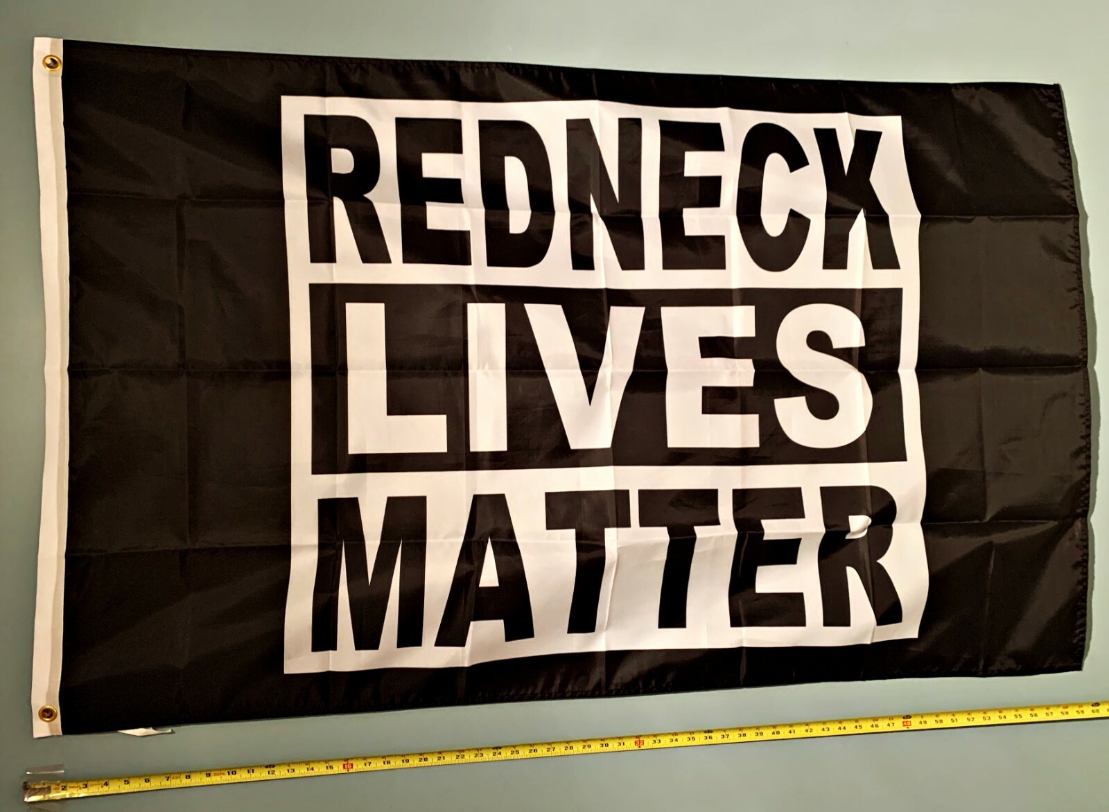 REDNECK LIVES MATTER FLAG FREE SHIP USA SELLER! Block USA Biden Trump Sign 3×5′