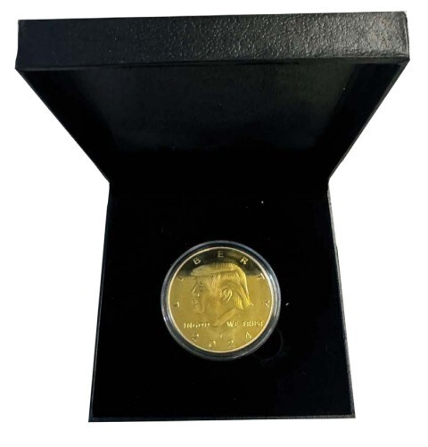 “Trump 2024” Commemorative Coin Material: Gold-plated – Limited Edition