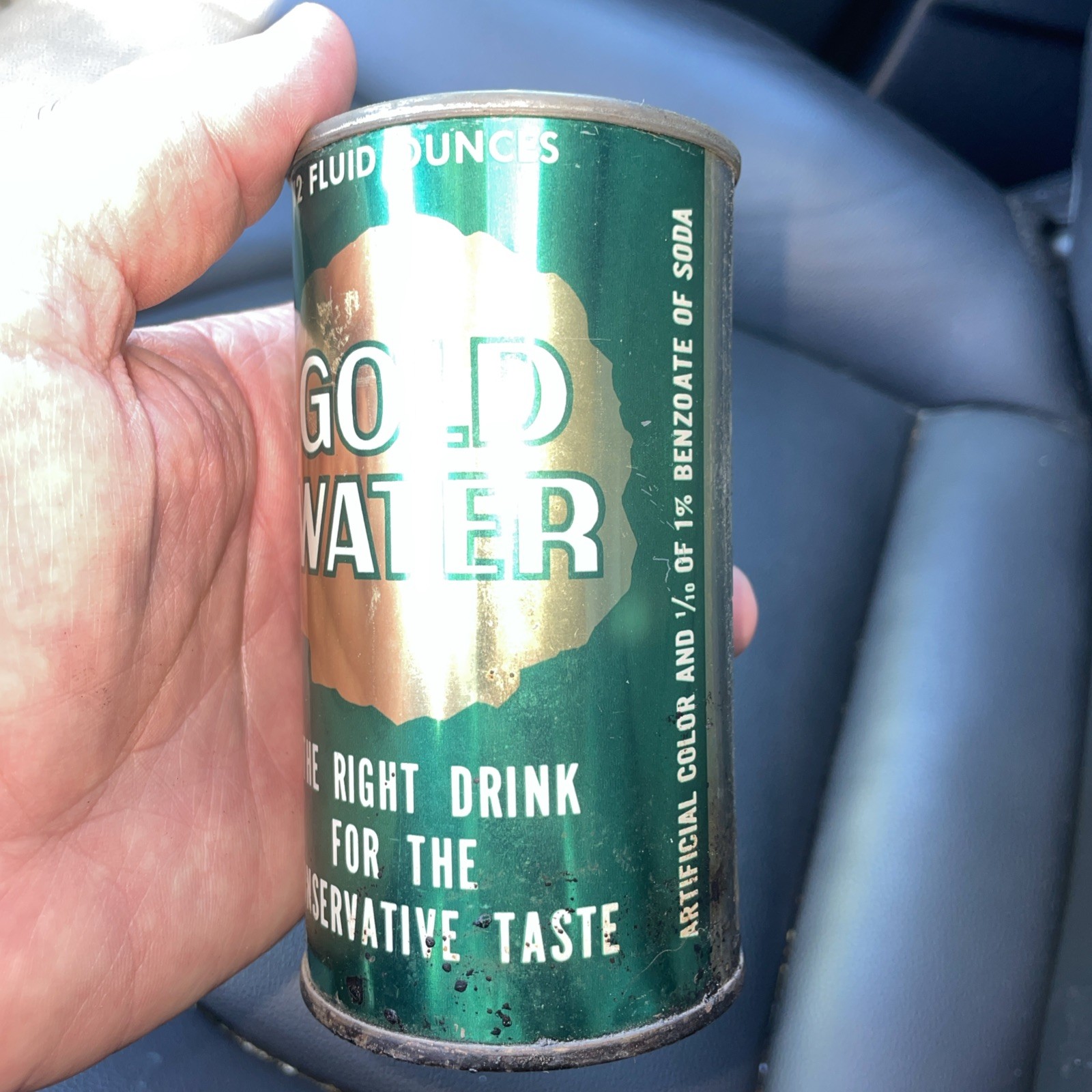 Goldwater Novelty Can granite city Illinois 1964 Presidential Election