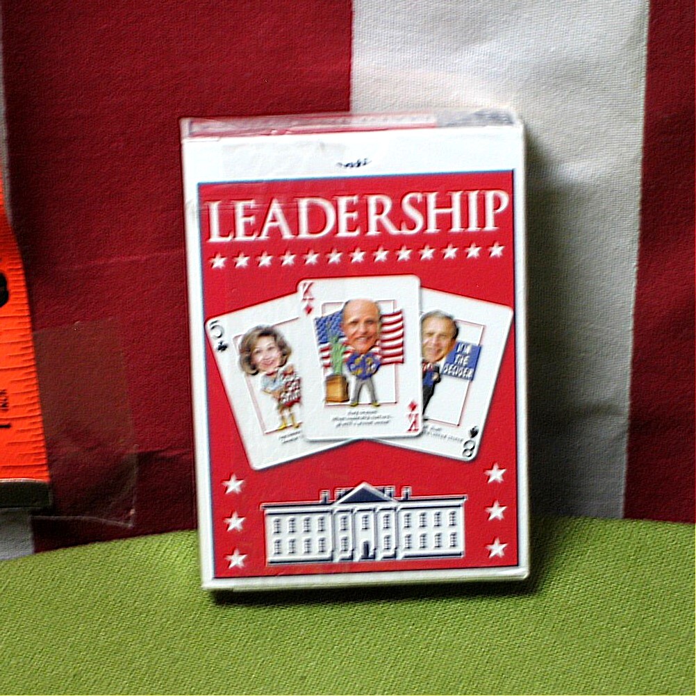 RUDY GIULIANI playing cards NWT sealed Presidential poker deck Republican 2004