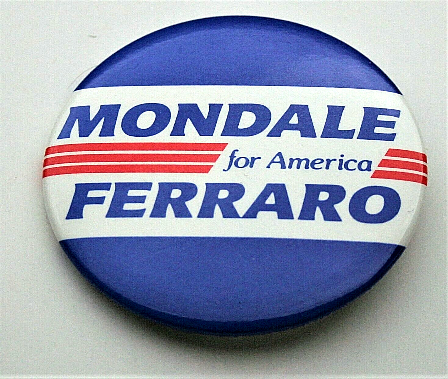 1984 Walter Mondale G Ferraro for President Election Campiagn Button Pin NOS New