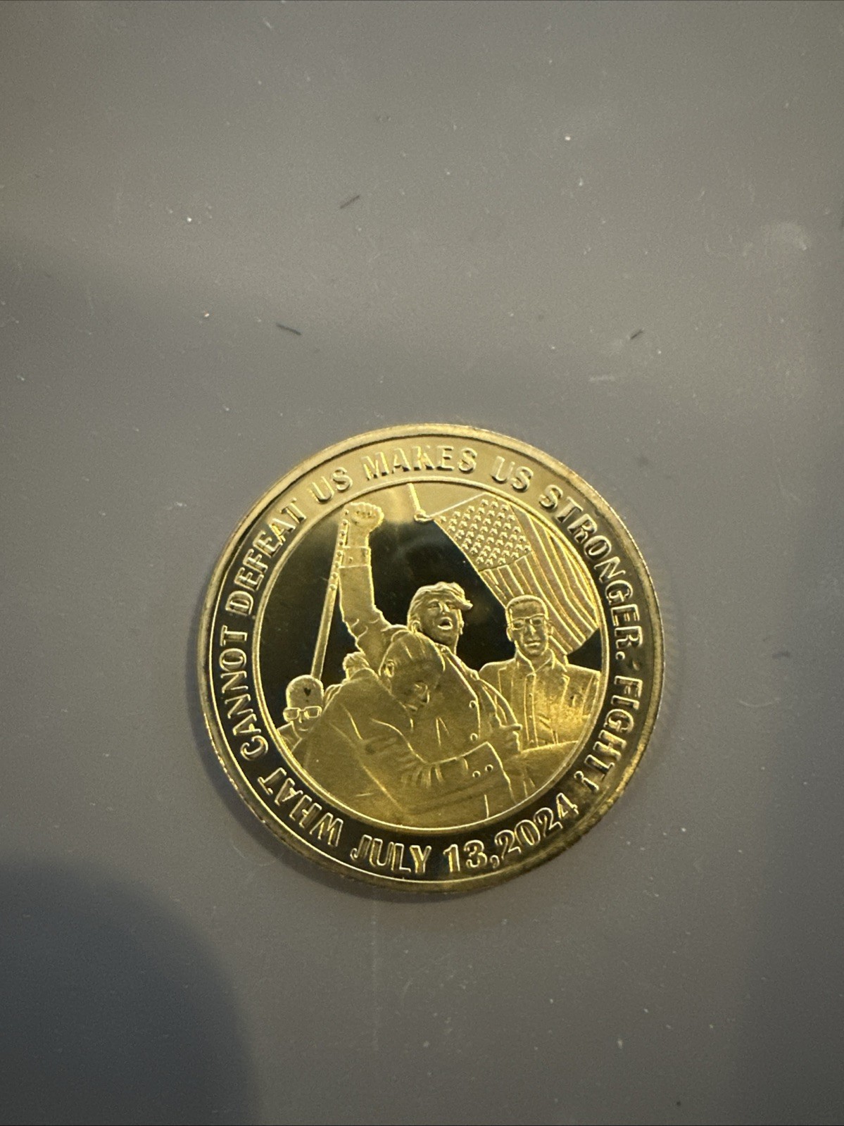 2024 TRUMP Fight Survivor 1st ASSASSINATION ATTEMPT 7/13/2024 COIN NEW