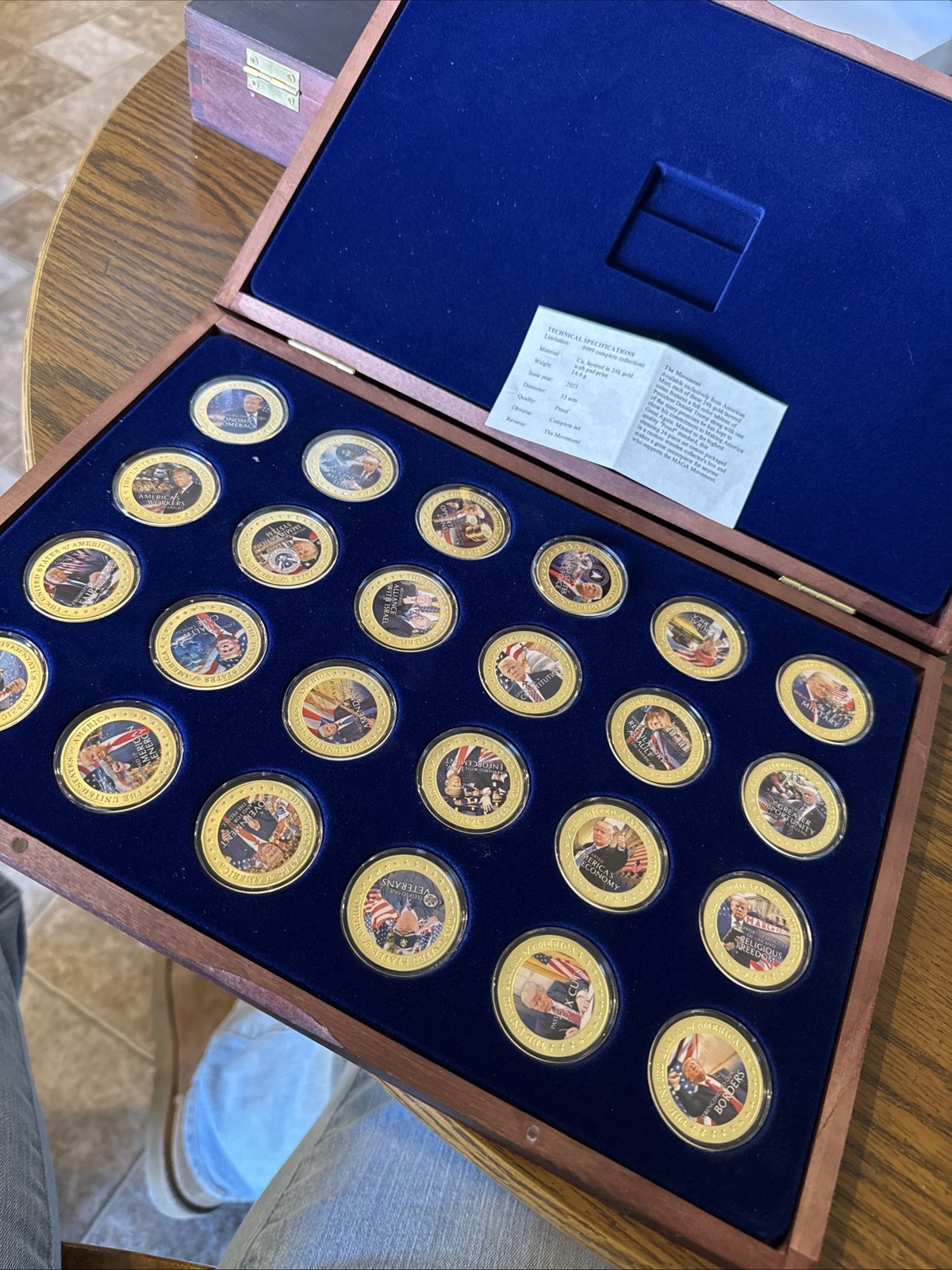 American Mint 2021 The MAGA Donald Trump 24-Piece Coin Collection Set