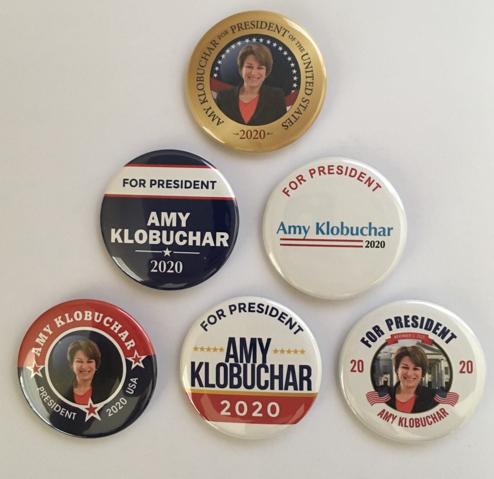 Amy Klobuchar 2020 Presidential Hopeful Set of 6 (KLOBUCHAR-ALL)