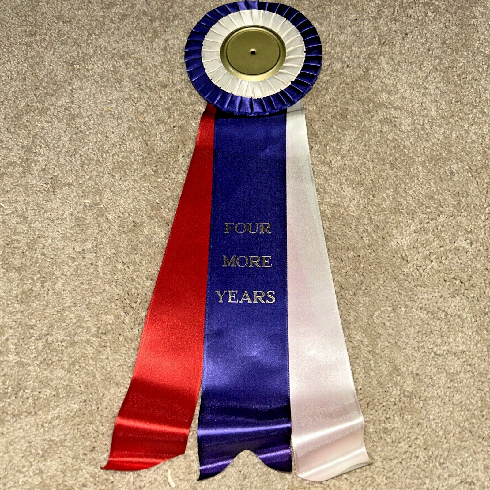 1972 RICHARD NIXON – FOUR MORE YEARS Custom Made Ribbon