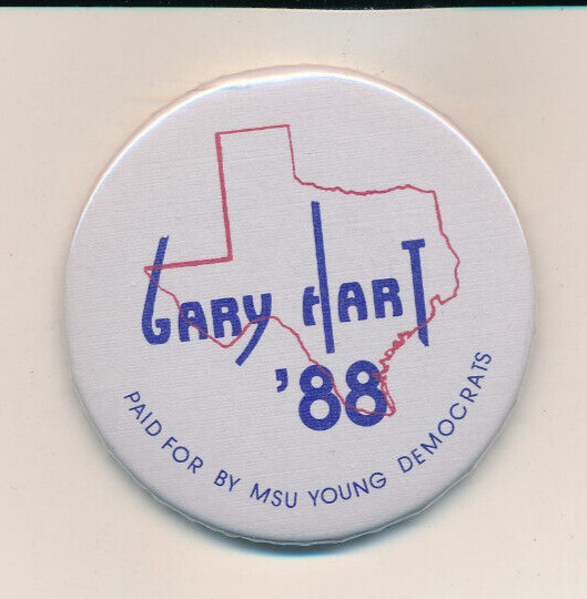 1988 MSU Midwestern State University Gary Hart Official president Texas TX
