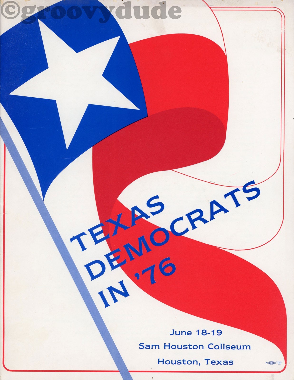 1976 Texas Democratic State Convention & Delegate Selection Carter Programs Lot