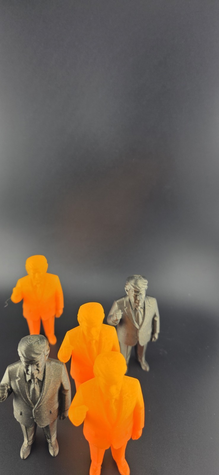 2 Tiny TRUMP Statues 3D PRINTED Pocket President 45 47 Donald Trump Novelty FUN