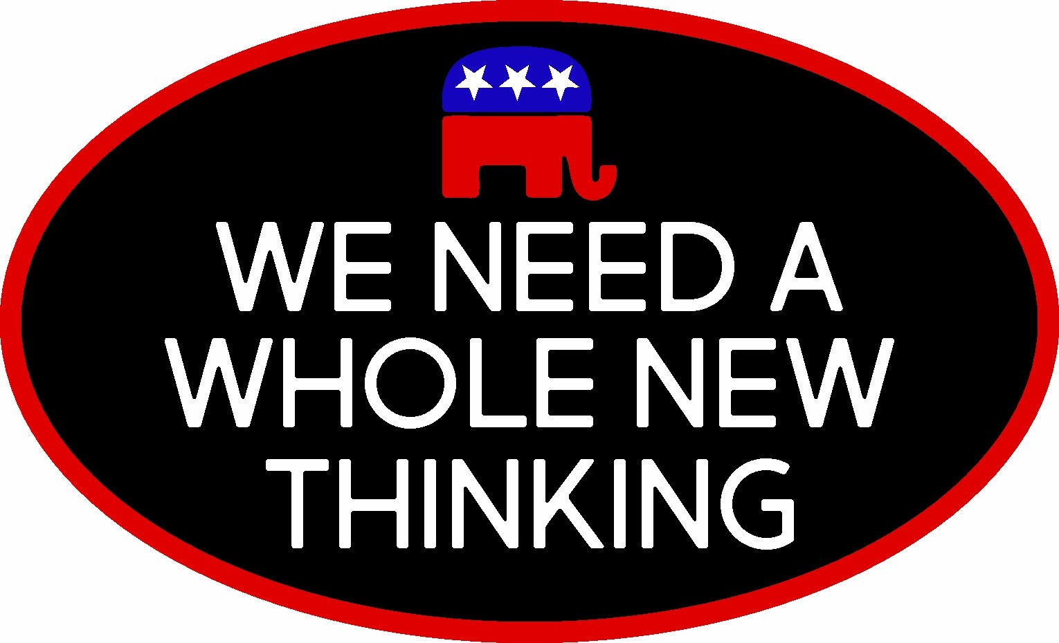 TRUMP 2020 STICKER REPUBLICAN THINKIN ANTI DEMOCRAT MAGA DEPLORABLE DECAL BUMPER