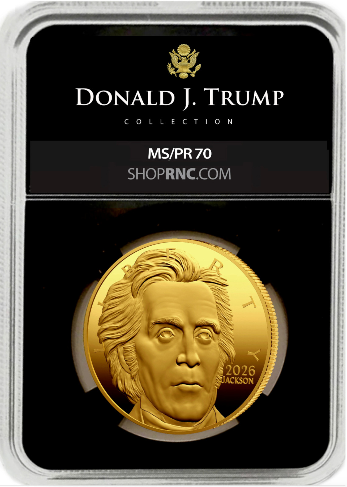 Andrew Jackson Gold Coin Double Eagle Flying American Eagle