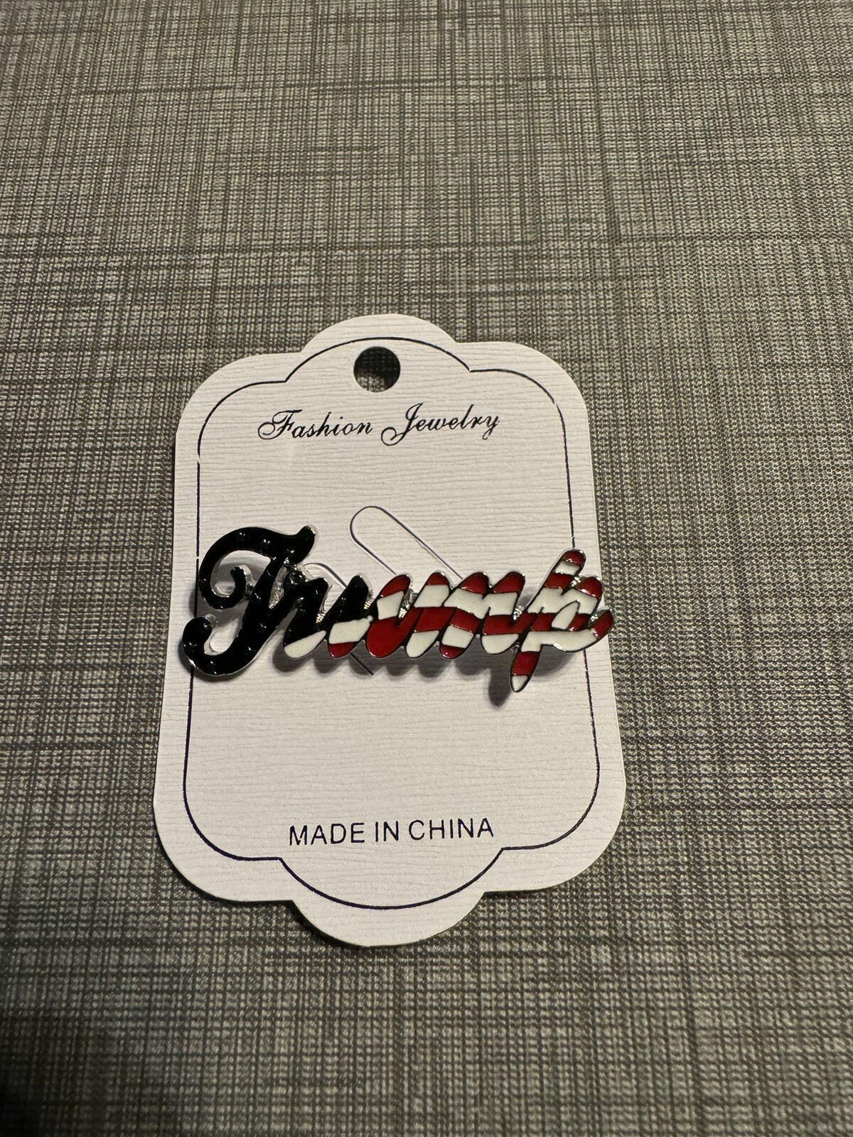 Trump Pin, USA Red, White And Blue Republicans