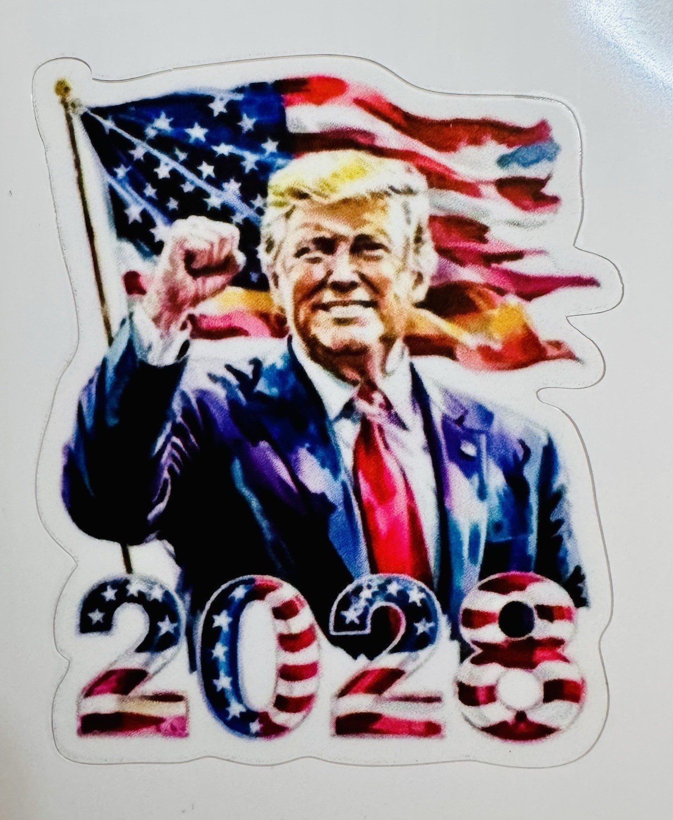 President Donald Trump 2028 Patriotic Sticker MAGA Make America Great Again