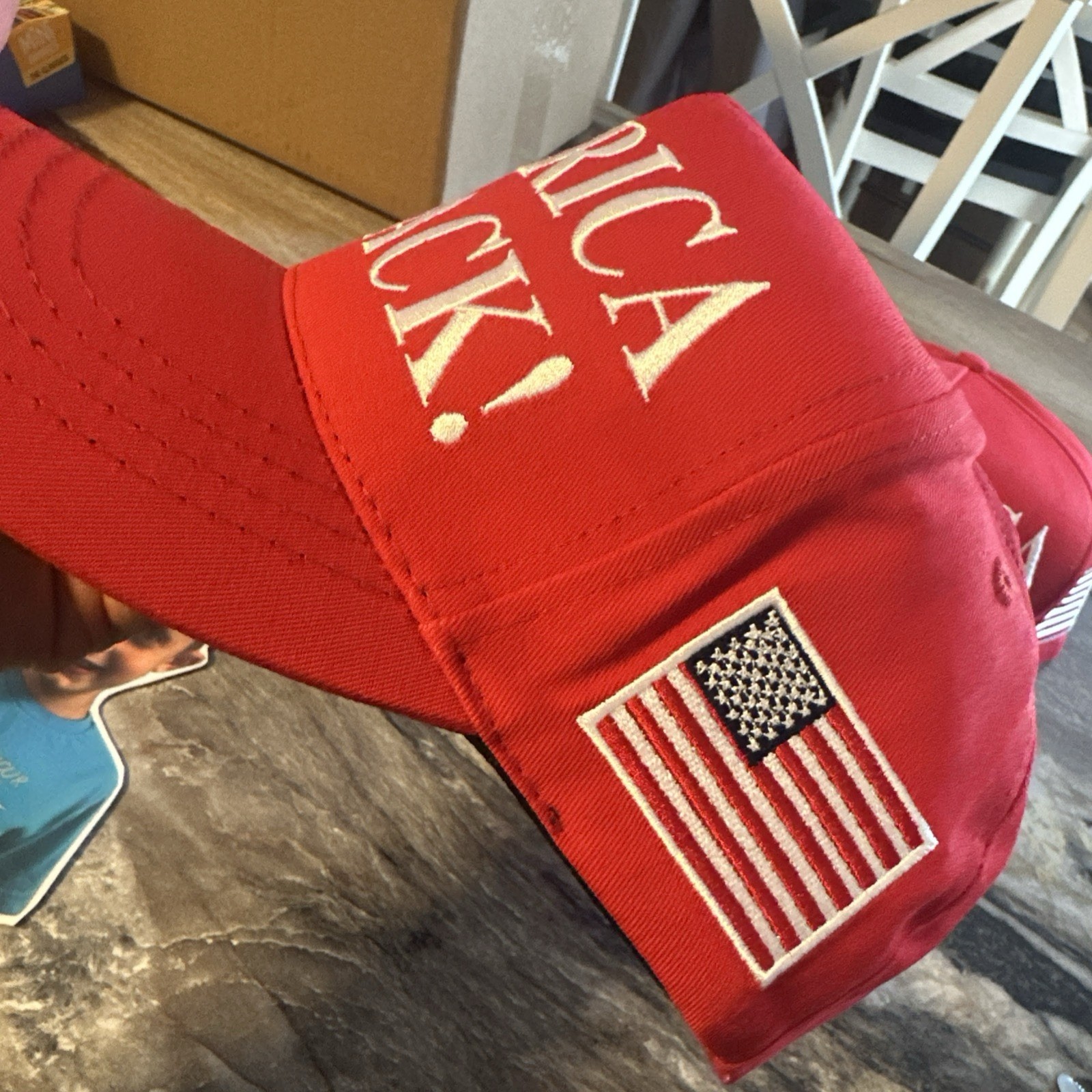 AMERICA IS Back Official Donald Trump RED Cap 45-47 HAT MAGA Cali Fame Authentic