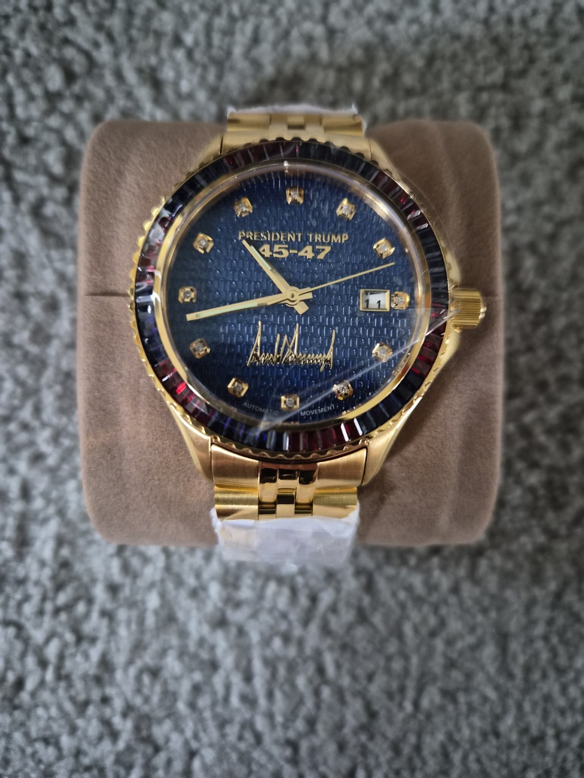 President Donald Trump Watch 45-47 Brand New Limite 0947 Out Of 1000 “Automatic”