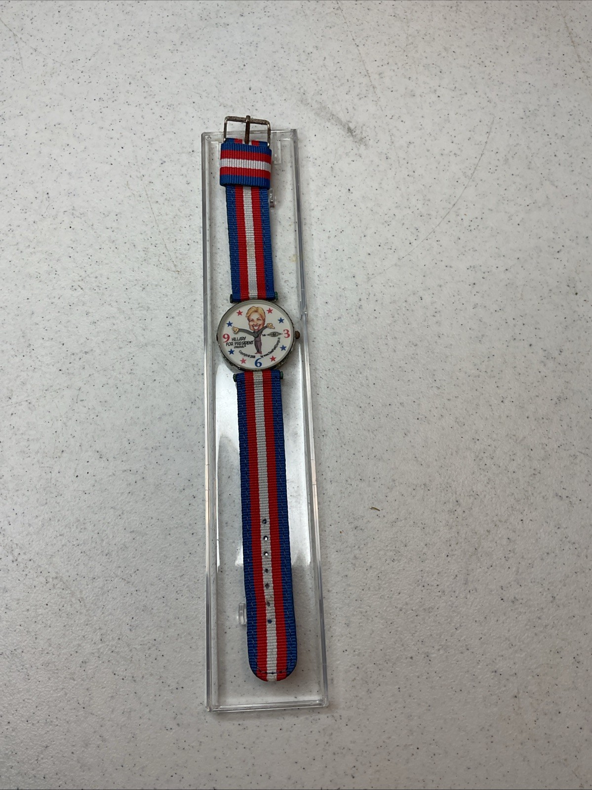 2008 Hillary For President Time For Change Watch Has Case Damage Display Only L0