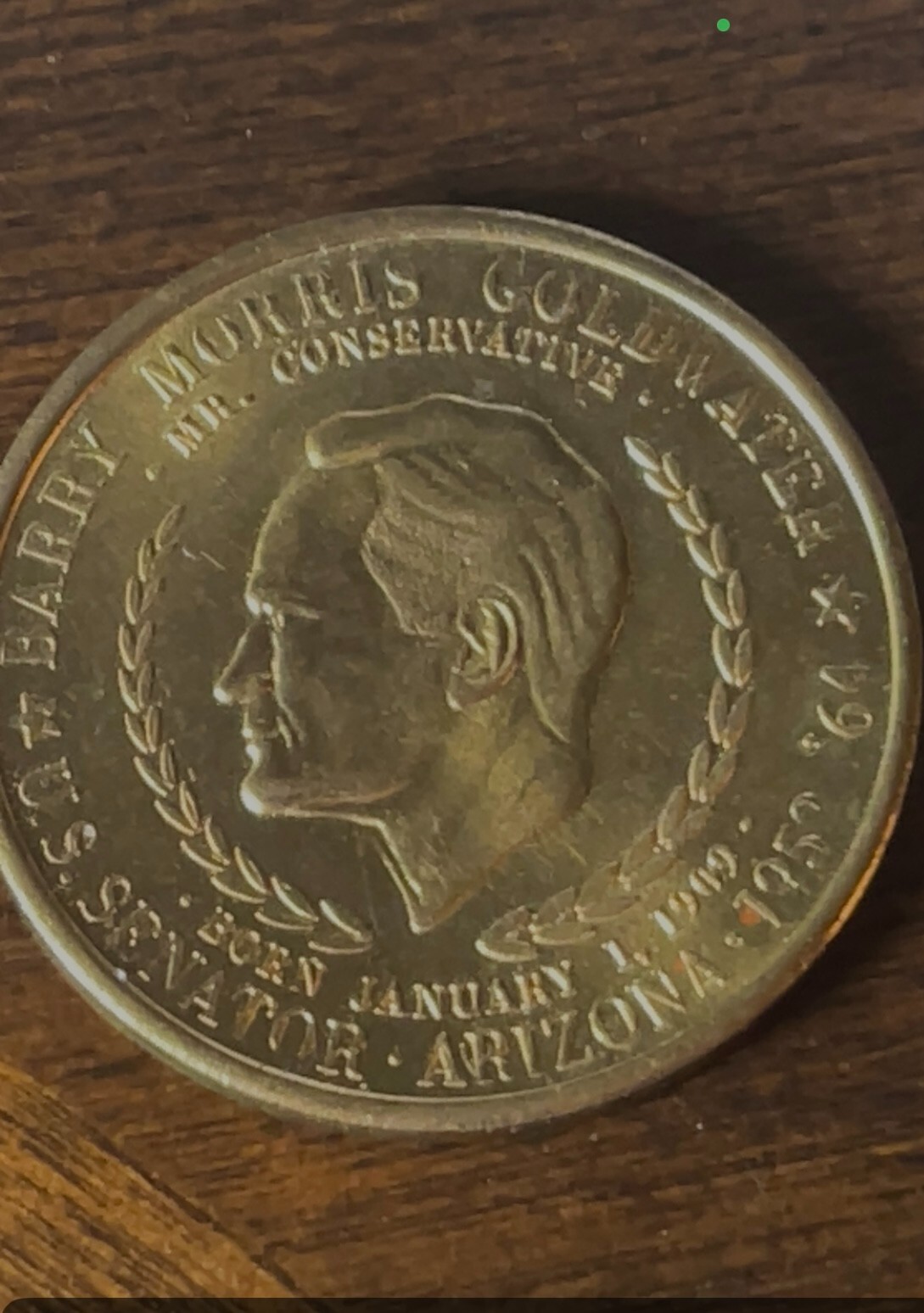 BARRY GOLDWATER for President 1964 Campaign token coin Goldwater Freedom Dollar
