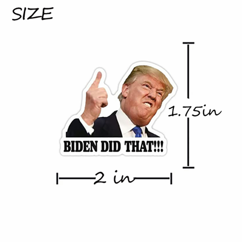 100pcs Trump “BIDEN DID That” Stickers Funny Humor Decals Car Stickers US