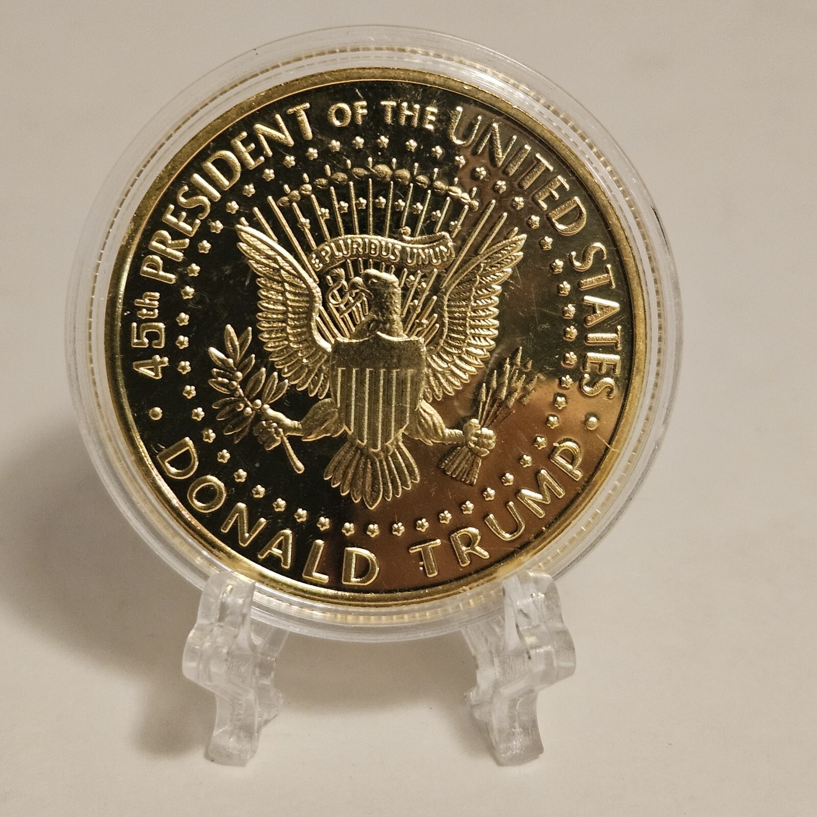 Donald Trump 2019 Gold Plated Challenge Coin 45thPresident Of The United States