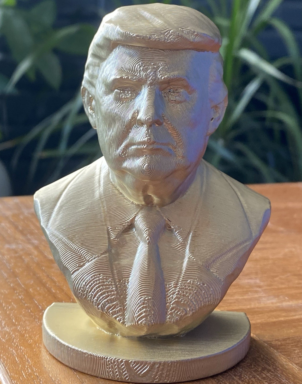 Lot of 6! President Donald Trump Statue Gold 3D Printed Figurine Statue Bust