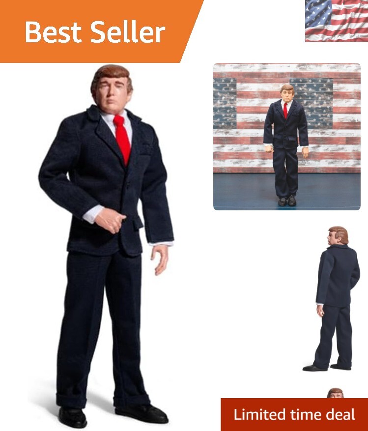 12-Inch Trump Doll with 17 Quotes – A Unique Gift for Fans and Historians