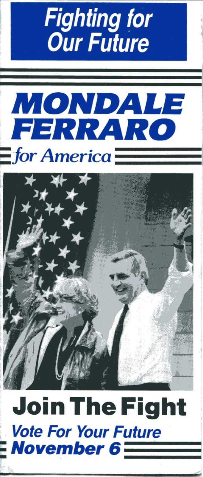 1984 PRESIDENTIAL CAMPAIGN – WISCONSIN MONDALE/FERRARO PAMPHLET